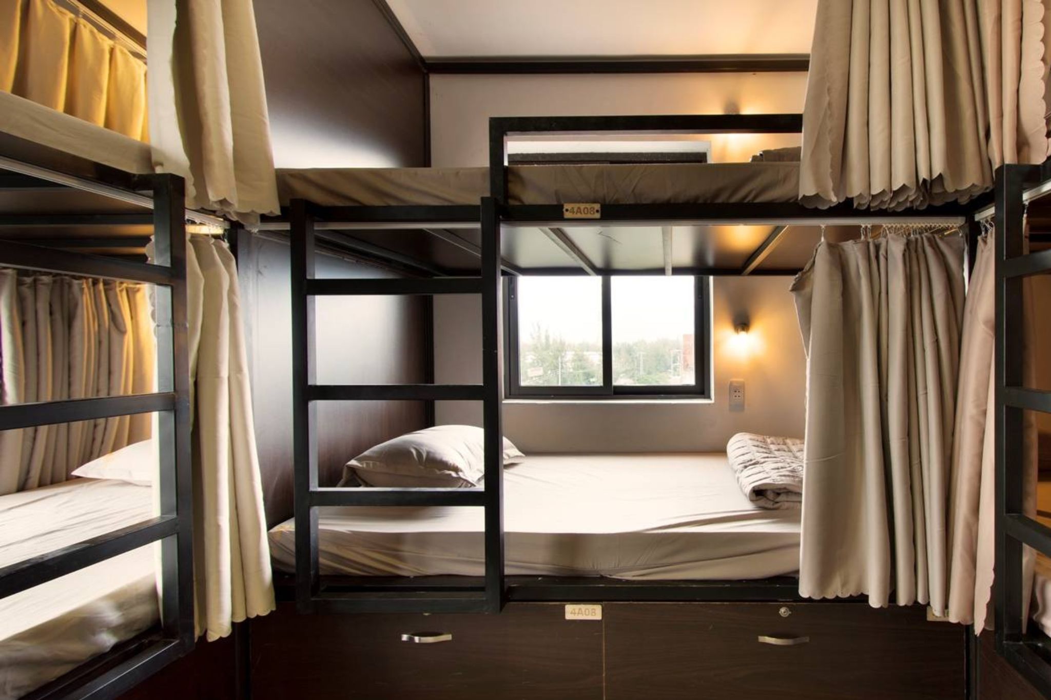 thiết kế phòng dorm trong hostel 23